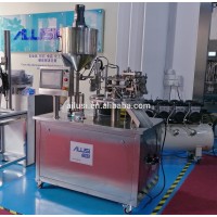 Ailusi semi automatic aluminum tube filling sealing machine with heating and mixing hopper