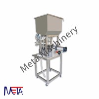 Semi Auto Liquid Cream Filling Machine with tank and wheel Malaysia